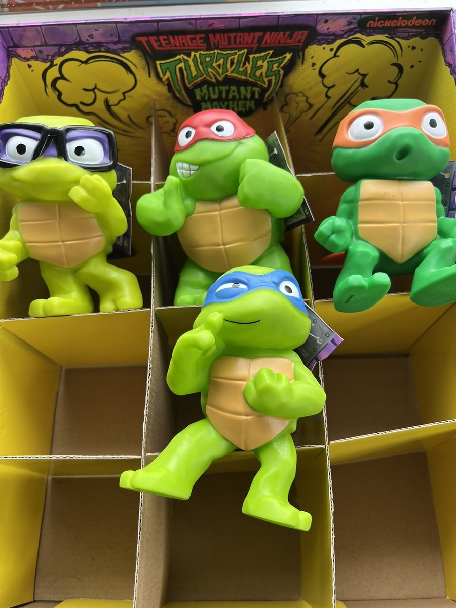 Teenage Mutant Ninja Turtles Mutant Mayhem Tootin Tots Figures 4