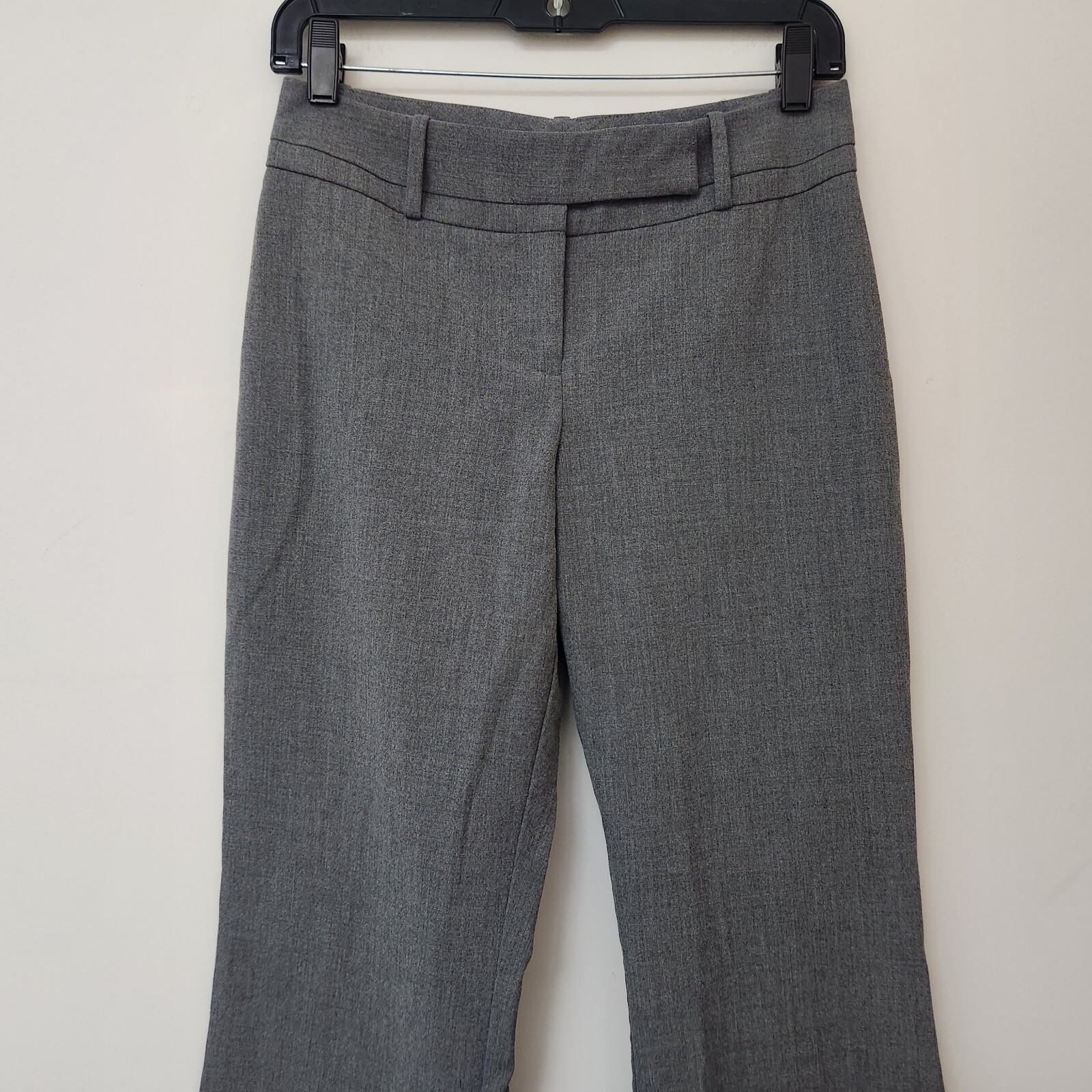THE LIMITED Women's Gray Dress Pants Long Wide Leg Stretch Size 4 eBay