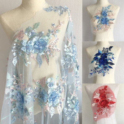 beaded dress repair Embroidery Fabrics Flower Cloth Rhinestone Lace Clothes Size:2X/20W-22W polka dot dresses adidas lace insert T-shirt