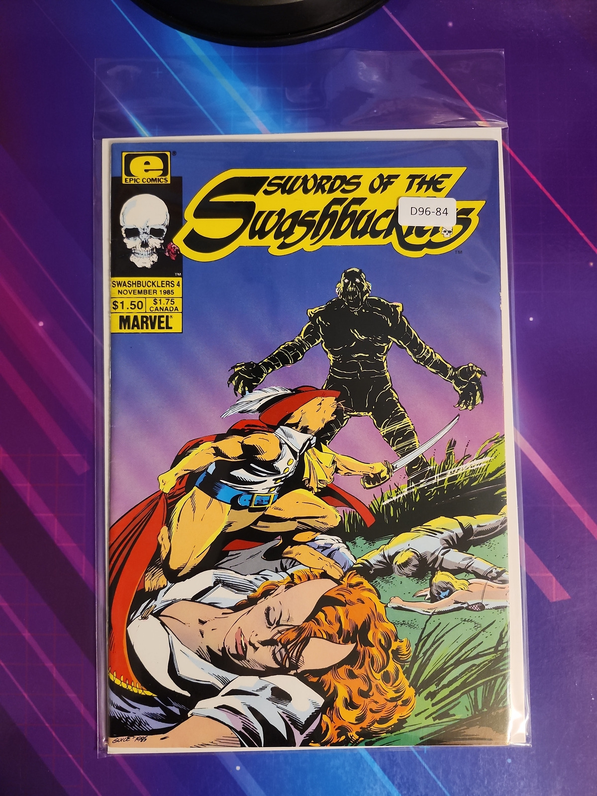 SWORDS OF THE SWASHBUCKLERS #4 8.0 EPIC COMIC BOOK D96-84