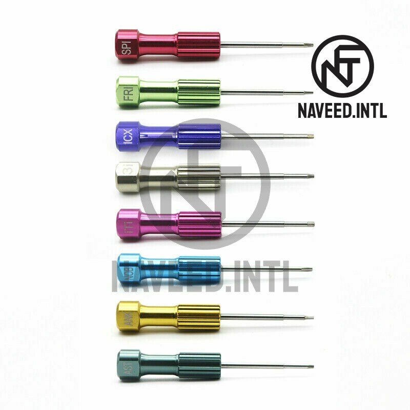 Dental Implant Screw Driver Kit Lab AST 3i NOB Implant Tools Dental Implant Screw Driver Kit Lab AST 3i NOB Implant Tools