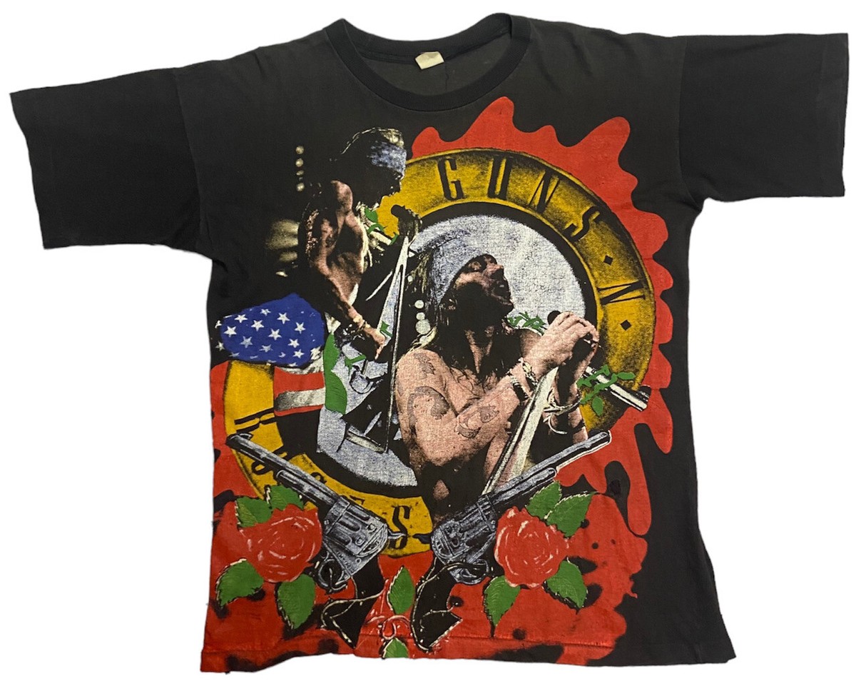 Vintage 90s Guns N Roses AOP T-Shirt Kill Your Idol All Over Vintage 90s Guns N Roses AOP T-Shirt Kill Your Idol All Over