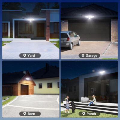 OPPWONG Lamparas Solares Para Exteriores Grandes Sin Sensor De Movimiento, Luces Solares De Movimiento Solar De Inducción Solar Luces Solares Al Aire Libre Con 5 Modos De Funcionamiento Para Valla