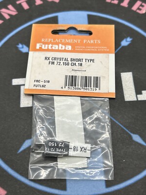 Futaba FRC-518. RX / Receiver XTal / Crystal.  FM 72.150. Channel 18
