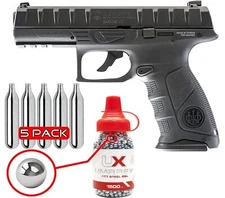 Beretta APX Air Pistol .177 Cal CO2 BB Gun w/ BBs & CO2 Bundle (2252030) Umarex