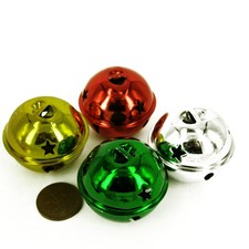 Jingle Bells Pendant Christmas Decor Bag Charm Wind Chime 50mm  10