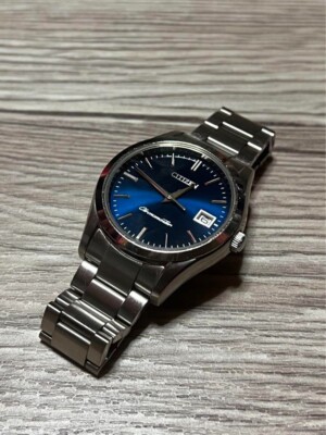 Citizen Chronomaster A660-T022308 Date Blue Silver Perpetual Quartz Men's Watch
