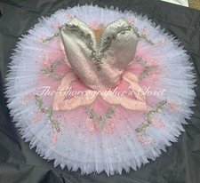 Professional Pink Silver Sugar Plum Fairy Aurora Ballet Tutu Costume XS Small Ad