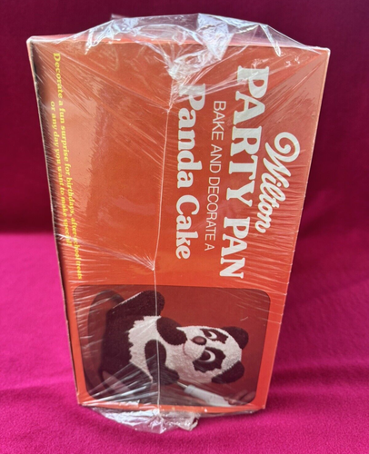 New 1978 Wilton 3D Panda Party Celebration Cake Aluminum Pan 2105-603 Sealed Box - Picture 6 of 12