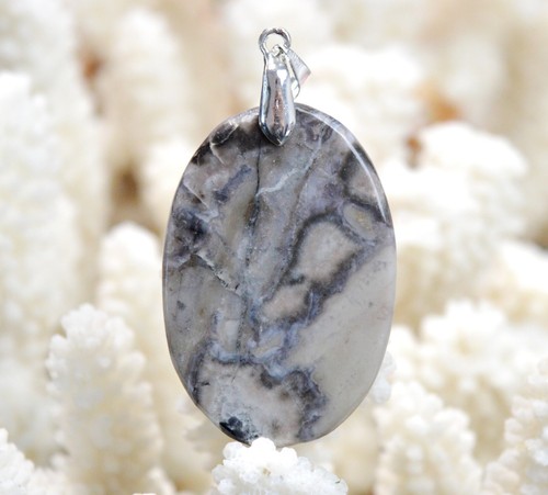 Agata 70 Carati - Ciondolo Cabochon Pietra Naturale - Messico DW40 - Picture 2 of 2