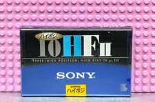 SONY  HF II  10   1994  JAPAN   TYPE II     BLANK CASSETTE TAPE (1) (SEALED)