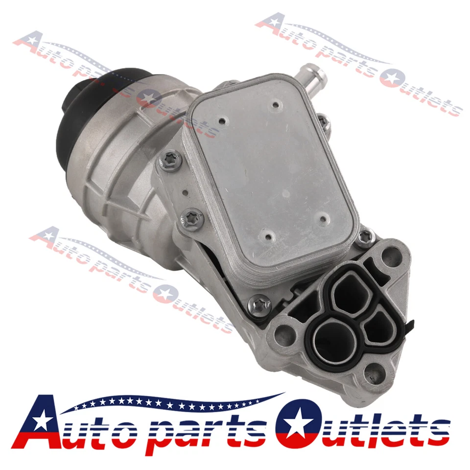 Carcasa de filtro de aceite de motor nueva compatible con Mercedes Benz A200 CLA200 1.6T/2.0T  Foto 2 de 4