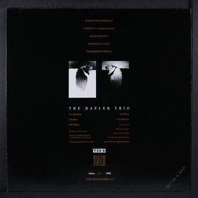 THE HAFLER TRIO ／ BRAIN SONG．限定1000！ The Hafler Trio – Brain Song – Vinyl (12