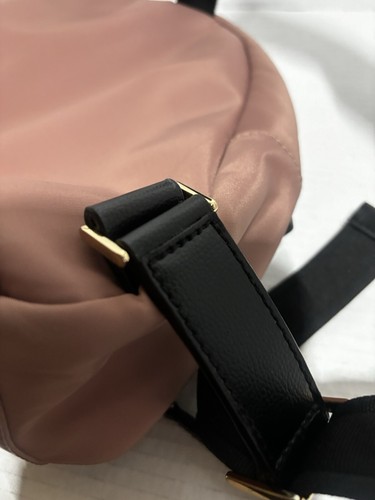 Kate Spade Medium Backpack Dusty Pink with Black Strap - Picture 18 of 21