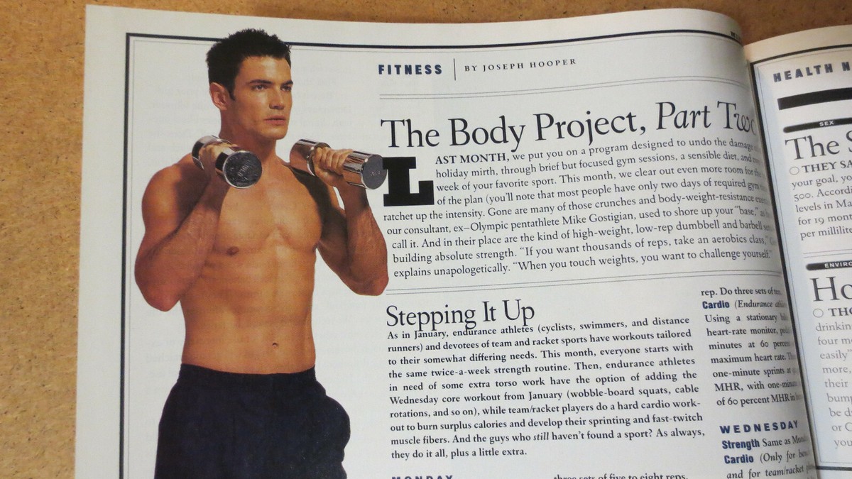 Men's Journal Magazine Aiden Turner All My Children Speed