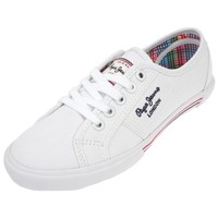 Pepe Jeans Women’s Uk 6 Eu 39 White Aberlady Basic 17 Low-top Sneakers Trainers Pepe Jeans Women’s Uk 6 Eu 39 White Aberlady Basic 17 Low-top Sneakers Trainers