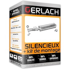 Silencieux avant pour Citroen XM 3.0 V6 / Peugeot 605 3.0 V6 6469