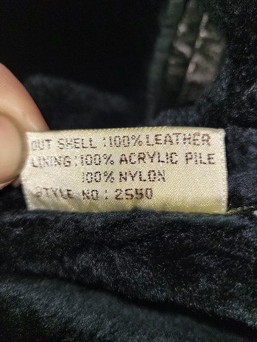 Vtg Berman's The Leather Experts Black Leather Jacket Zip Out Liner & Hood Sz 36 - Picture 15 of 23