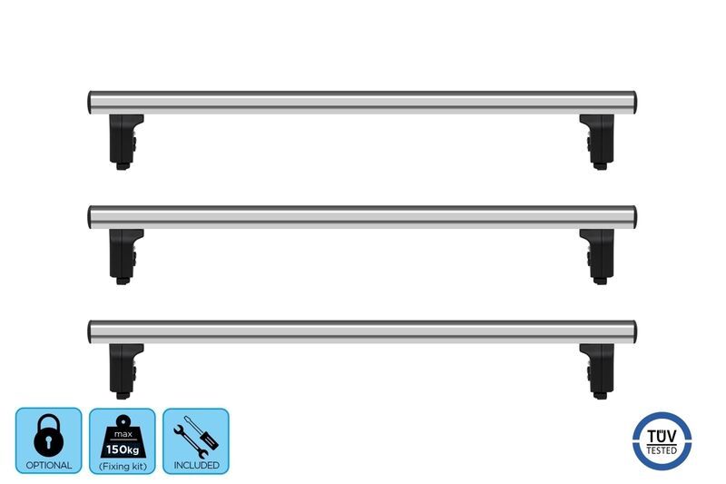 Barres de toit aluminium Pro Citroen Jumpy 2016+ premium - 2