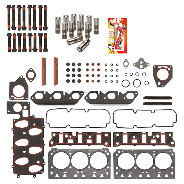 Juego de juntas de culata pernos elevadores aptos para 95-02 Pontiac Firebird Camaro Chevrolet 3.8 Foto 4 de 4