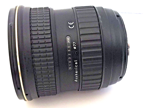 Tokina AT-X Pro SD 12-28mm F/4 (IF) DX Lens w Hood BH-77A for Nikon Excellent+ - Picture 5 of 9