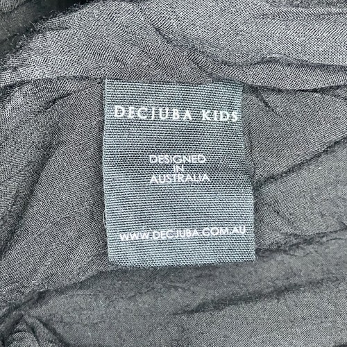 DECJUBA KIDS - Size S (10-12) girl's 'Hettie Ruffle Playsuit - Black' summer - Picture 7 of 8