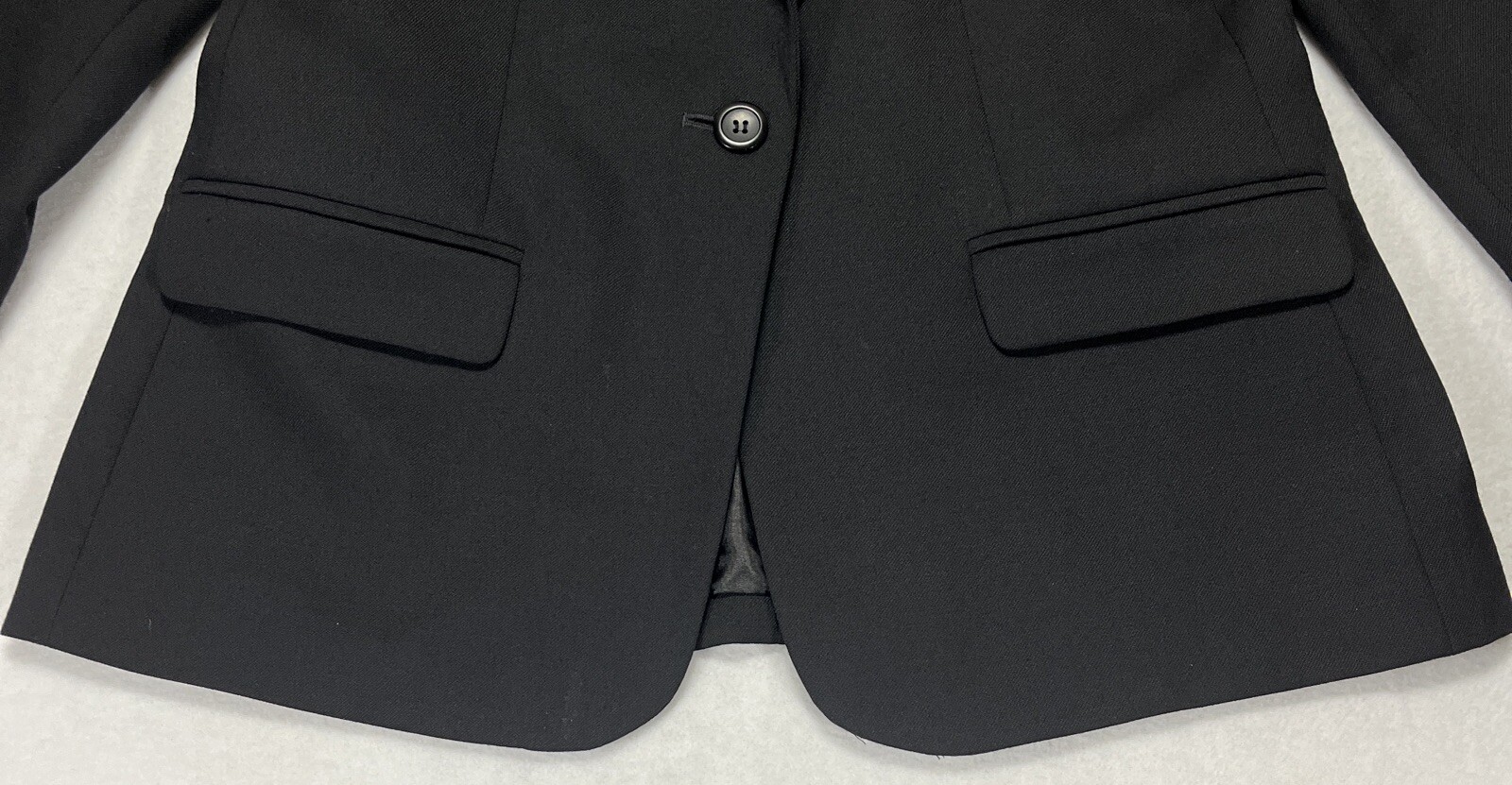 Pendleton Black Lined Virgin Wool One Button Blaz… - image 3