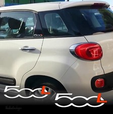 Adhésifs Stickers Montants Arrière pour Fiat 500 L Voiture Tuning Sport