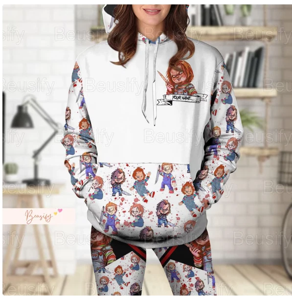 Custom Chucky  3D HOODIE HALLOWEEN GIFT CHRISTMAS GIFT