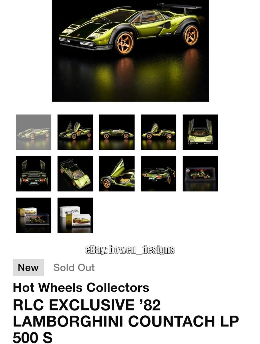★ 82 LAMBORGHINI COUNTACH ★ ホットウィール★RLC Amazon.com: Hot Wheels '82 Lamborghini Countach LP500 S RLC