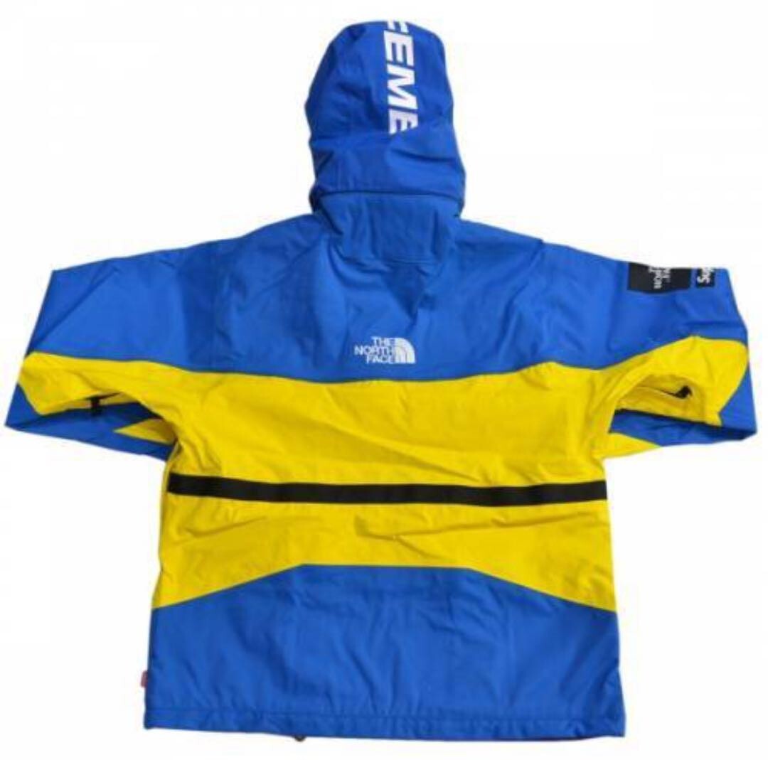 新品S シュプリーム ノースフェイス Steep Tech Rain Shell SUPREME THE NORTH FACE STEEP TECH RAIN SHELL Blue Yellow