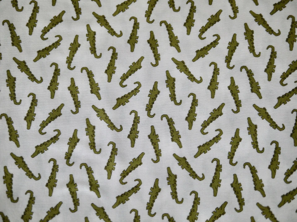MODA Patchworkstoff ANIMAL CRACKERS Kinderstoff Krokodil Schnappmaul Tiere - Bild 3 von 4