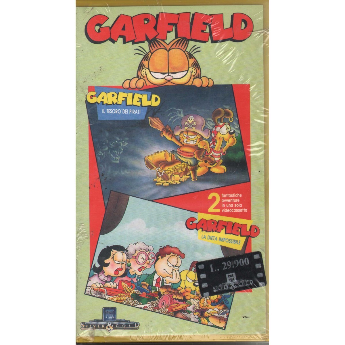 Garfield: Treasure of Pirates, The Impossible Diet VHS Univideo - 284315 Sigil