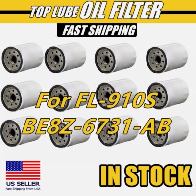 For FL-910S BE8Z-6731-AB PACK 12 OEM Top Lube Engine Oil Filter