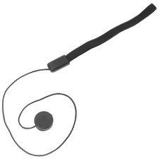 20Pcs Reusable Lens Caps Keeper Rope for Camera Black Elastic Strap