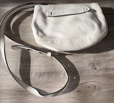 LONGCHAMP 3D Small Leather Crossbody Purse Off White 100 AUTHENTIC