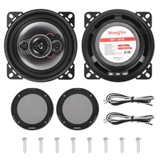 4" Car Full Range Coaxial Speakers 250W Max, 4 Ohm, Universal Coaxial Speaker