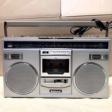 National RX-5100 Stereo Radio Cassette Boombox Vintage for Repair / Parts