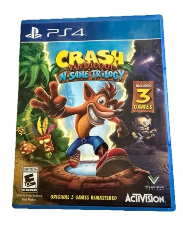 Crash Bandicoot: N Sane Trilogy PS4 - Sony PlayStation 4 *TESTED
