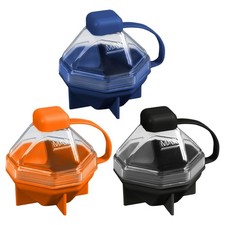 Diamond Ice Cube Mold, Reusable Large Ice Cube Maker for Whiskey Cocktail Drinks