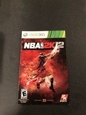 nba 2k12 xbox 360 Manual Only Michael Jordan Cover