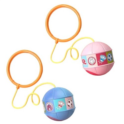 1x Skip Ball for Kids Ankle Skip Ball Light Up Flashing Jumping Toy