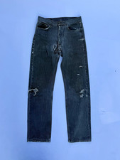 Vintage Levi's 501 Repaired Trashed 5-Pocket Made in USA Jeans