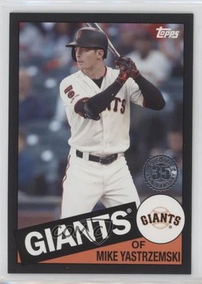 2020 Topps 1985 Baseball Series 2 Black 62/299 Mike Yastrzemski #85TB-40 0o6v