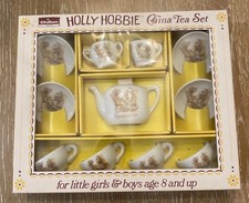 Holly Hobbie China Tea Set Japan Chilton 15 Pc Set Original Box Vintage