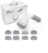 NEXPURE Handheld Neck Back Massager, 8 Massage Heads, 6 Modes