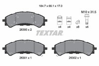 NEU - Textar 2630001 Bremsbelagsatz, Scheibenbremse FüR Ford USA