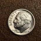 1964 ROOSEVELT DIME PROOF Coin EXCELLENT condition (see photos) #3