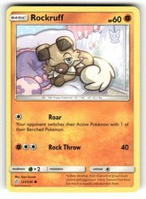 Rockruff 123/236 Common Cosmic Eclipse Pokemon Moderately Played Saya Tsuruta