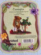 Cherished Teddies Bear Carrington Cherish the...
